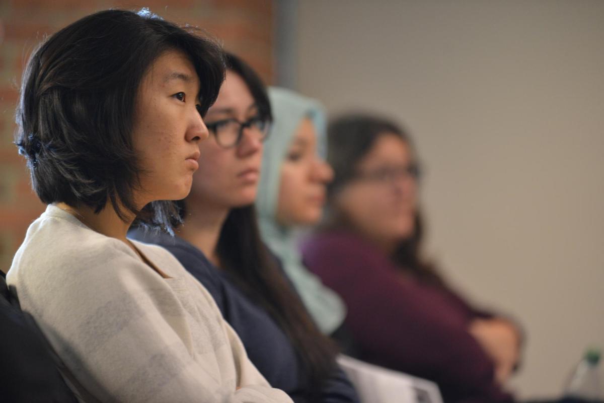 Stock photograph of diverse group of people