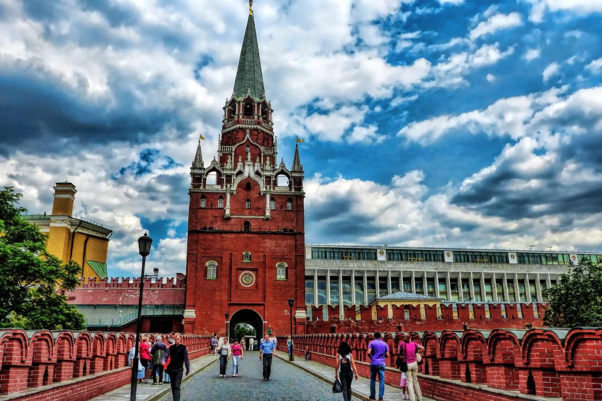 Stock photograph of Russian Governmental Building