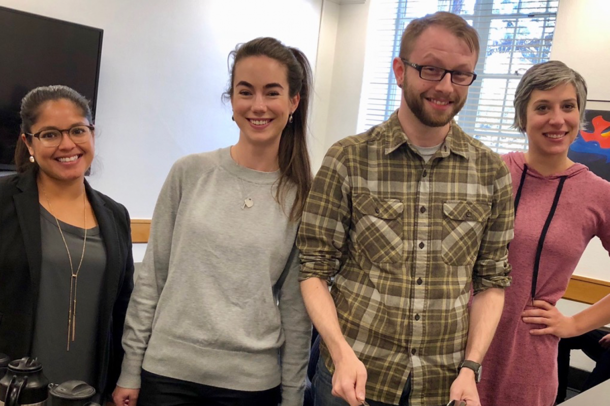 Colorado Research in Linguistics students smile at the camera.