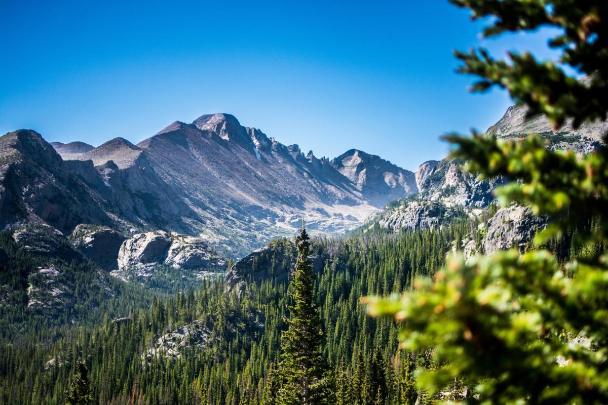 Landscape photo of the mountains