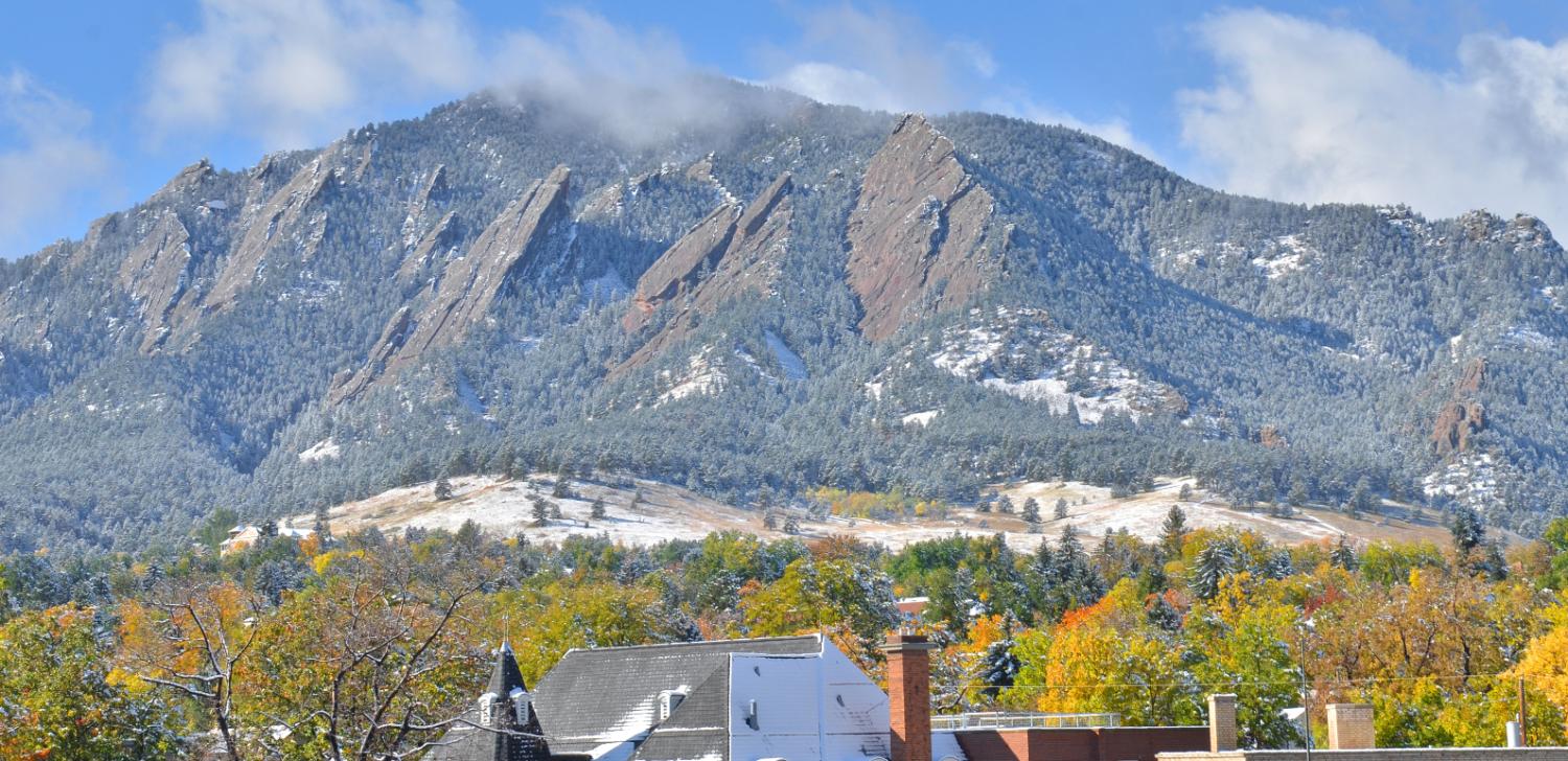 Flatirons in the winter