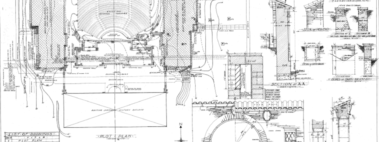 Hellems' blueprint from original design