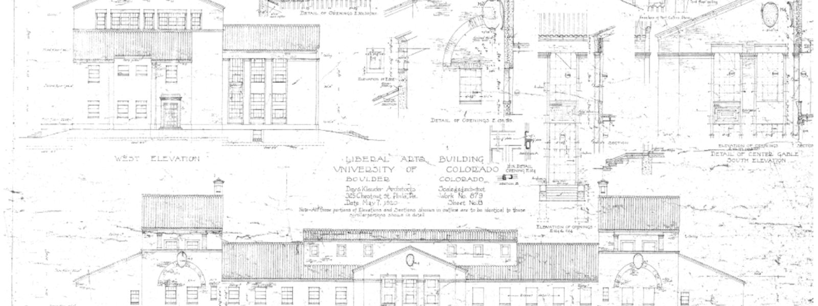 Hellems' blueprint from original design