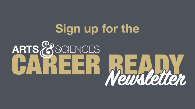 A&S Career Ready Newsletter sign up