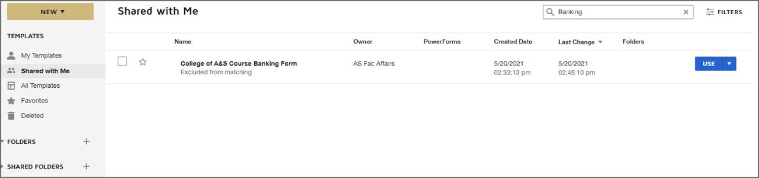 Screengrab of course buyout form