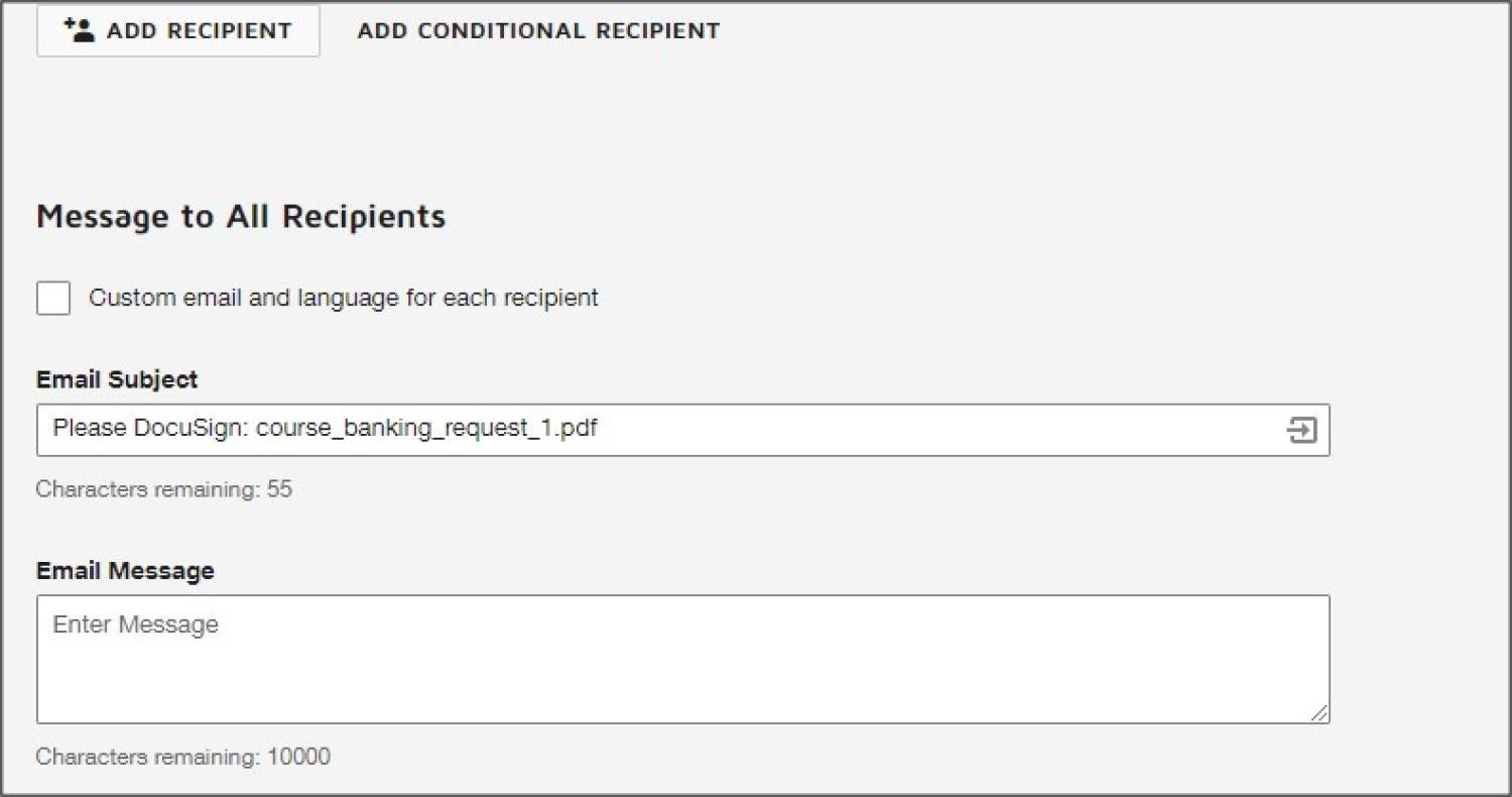 Screengrab of course buyout form