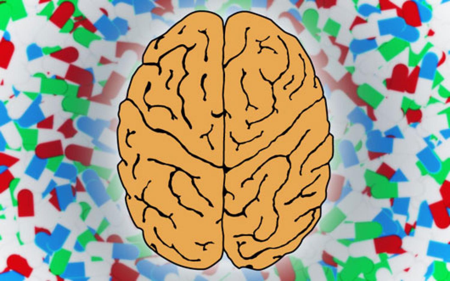 Cartoon of brain