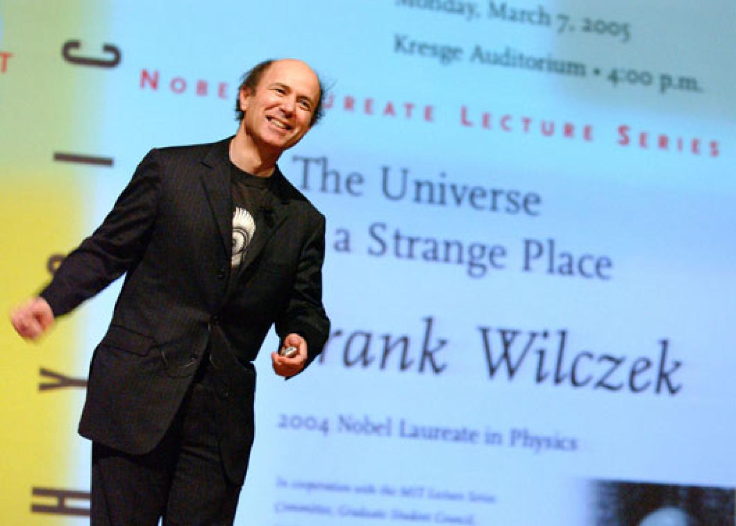 Frank Wilczek, 2004 Nobel Laureate in Physics, is scheduled to give the 46th George Gamow Memorial Lecture at the University of Colorado Boulder on April 26.