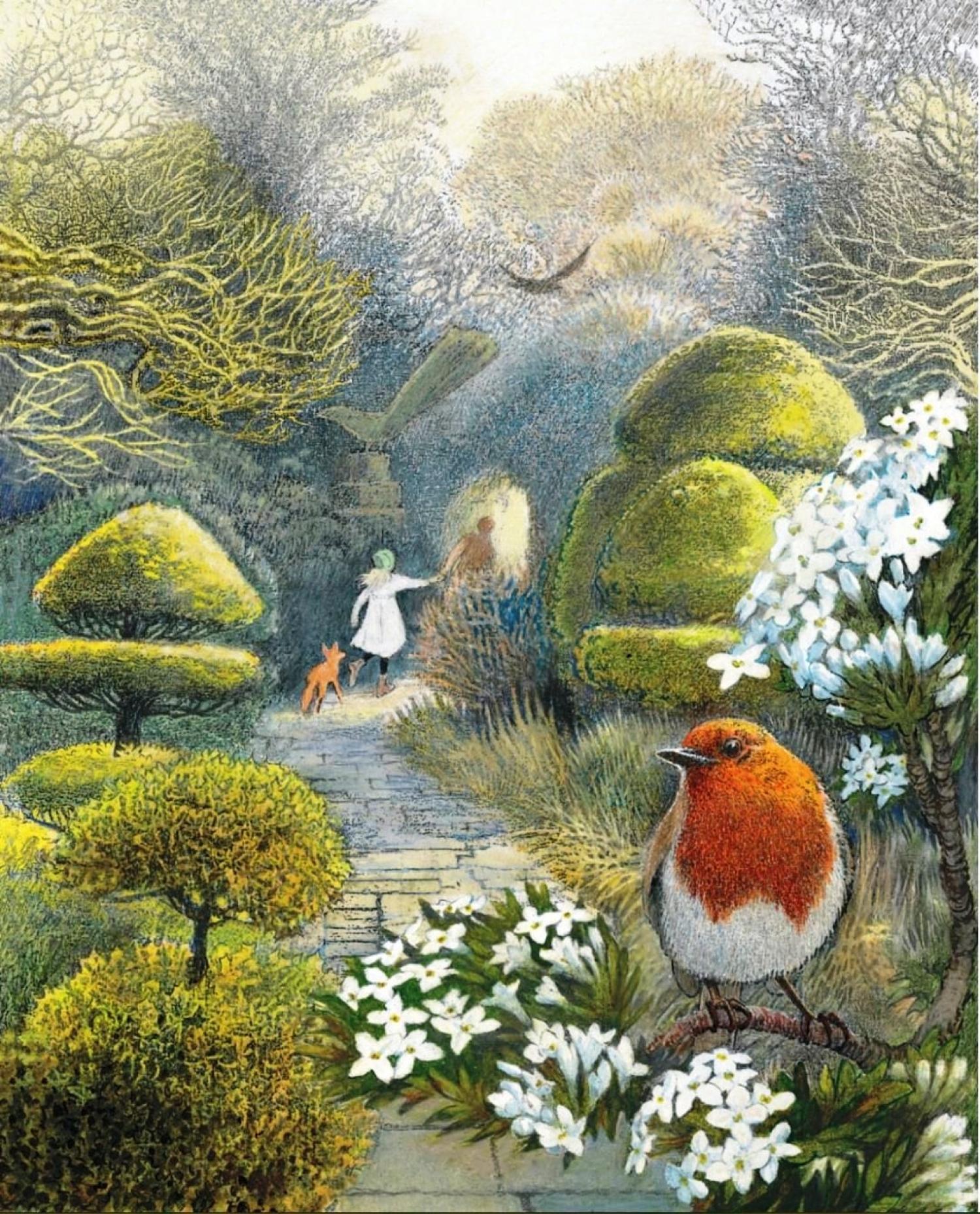 Illustration by Inge Moore from The Secret Garden