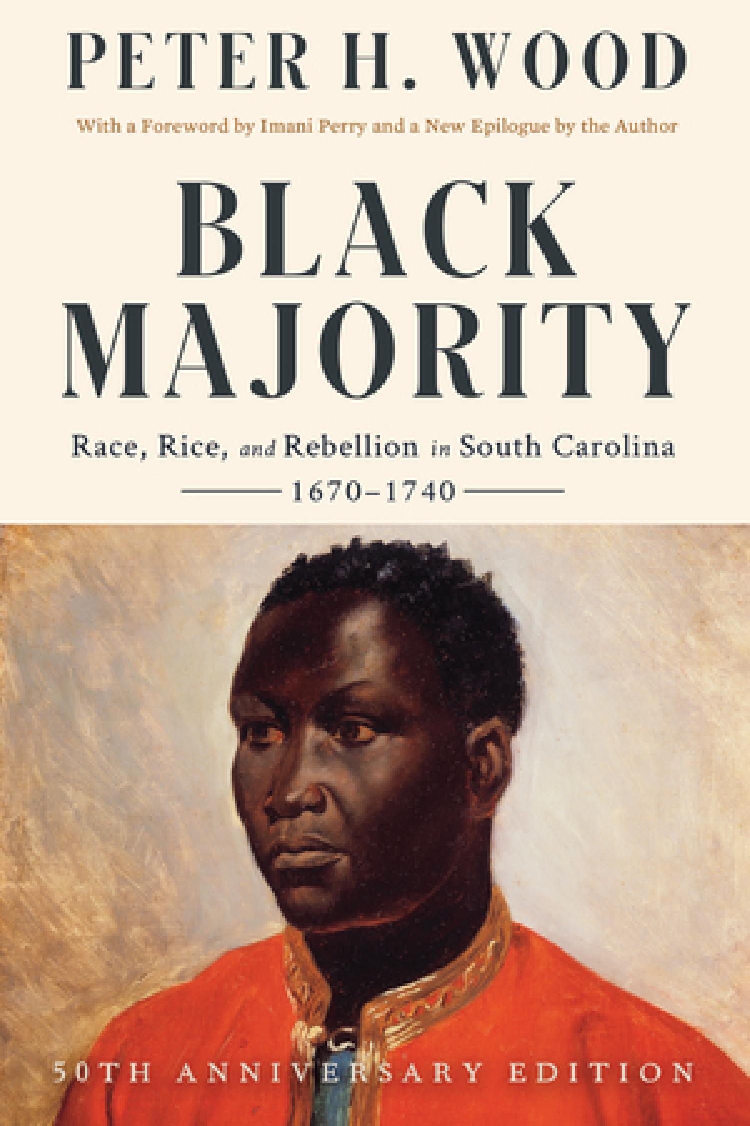 book cover of Black Majority by Peter H. Wood