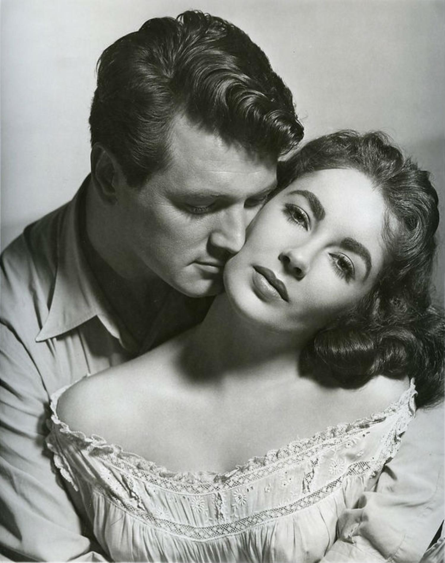 Rock Hudson and Elizabeth Taylor in Giant