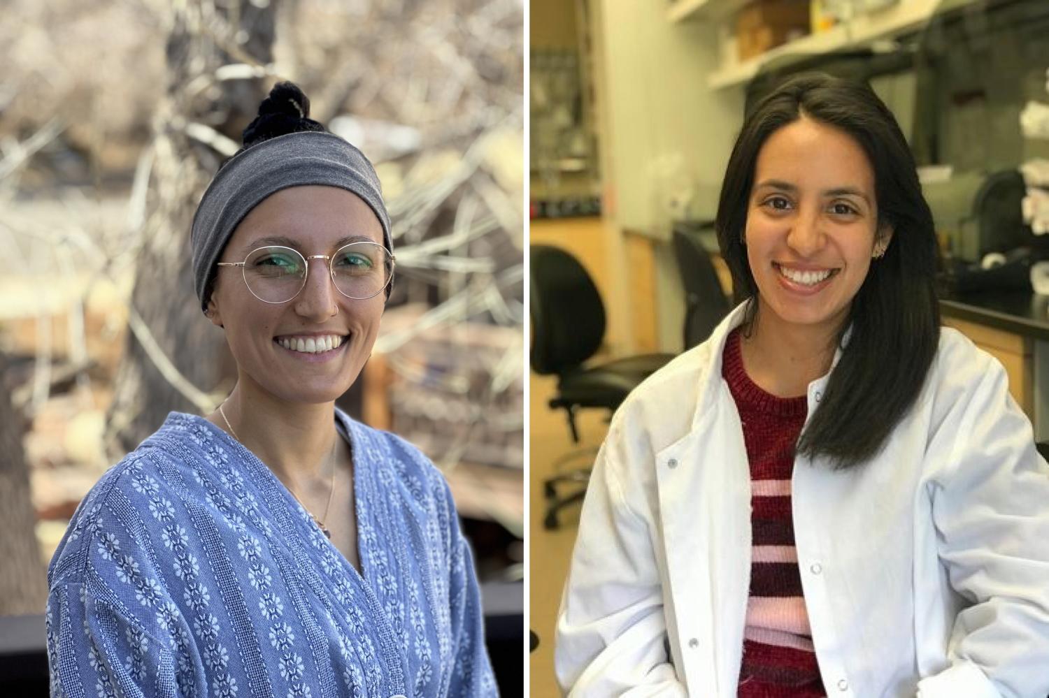 headshots of Sanna Darvish and Sophia Mahoney