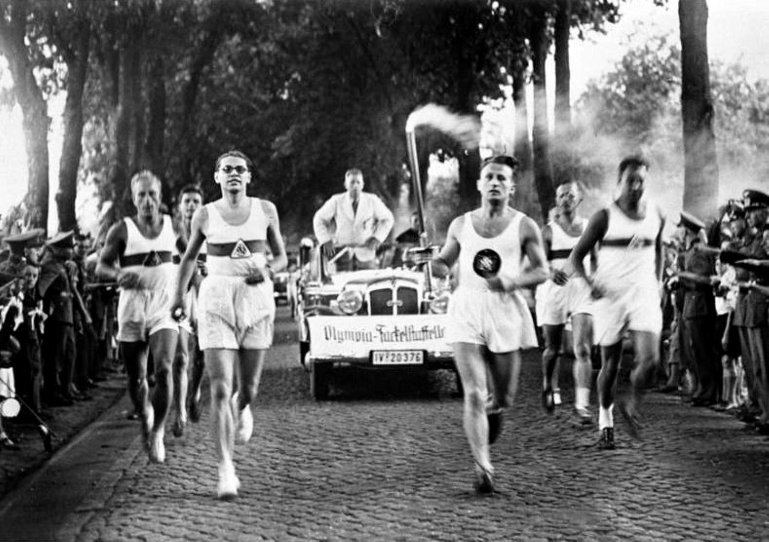 1936 Summer Olympics torch relay in Germany