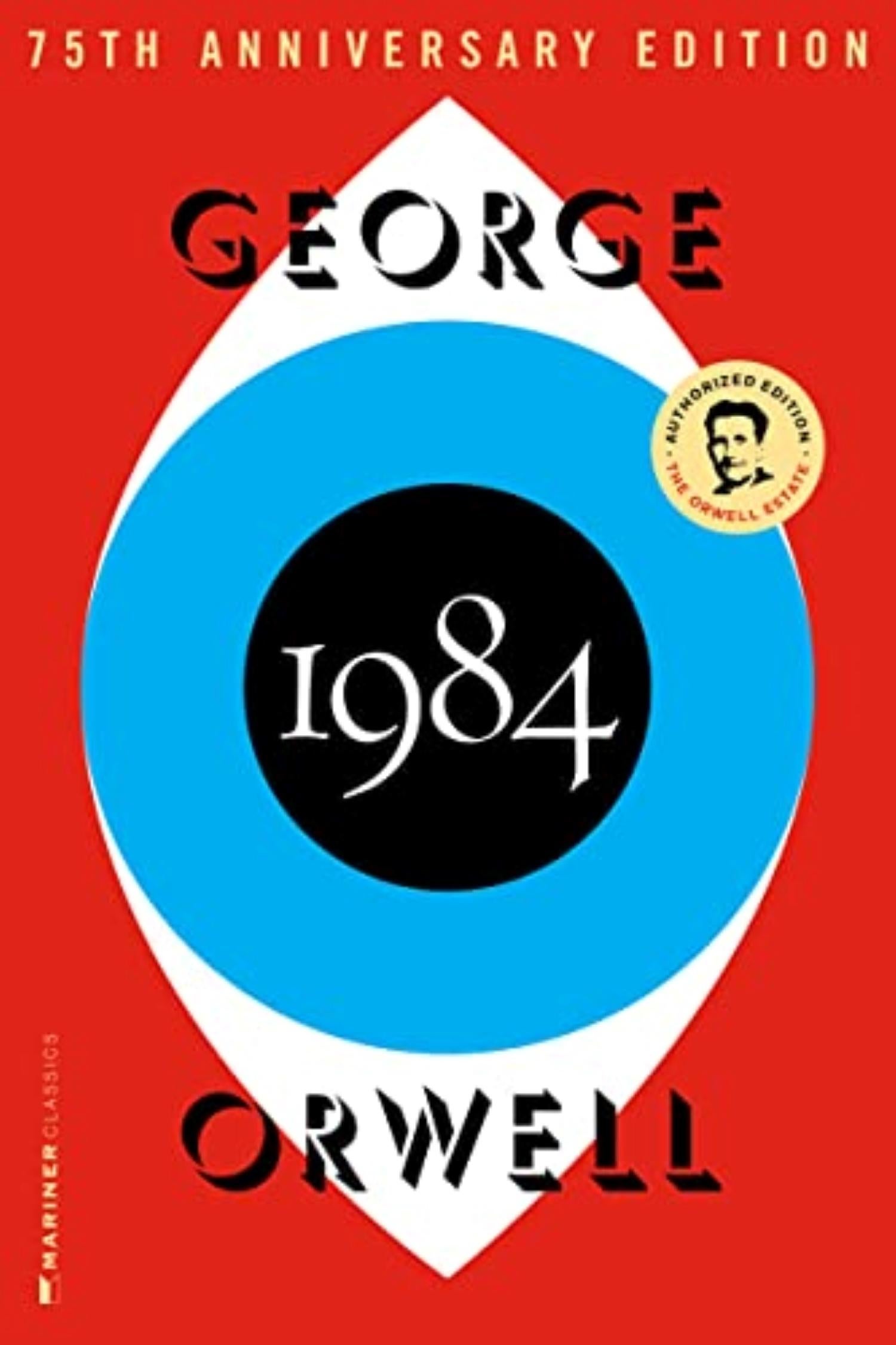 book cover of 1984 by George Orwell