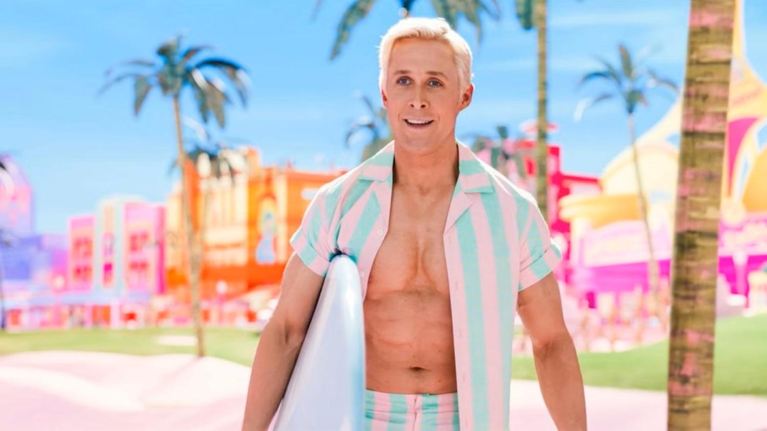 Ryan Goslin as Ken in film Barbie