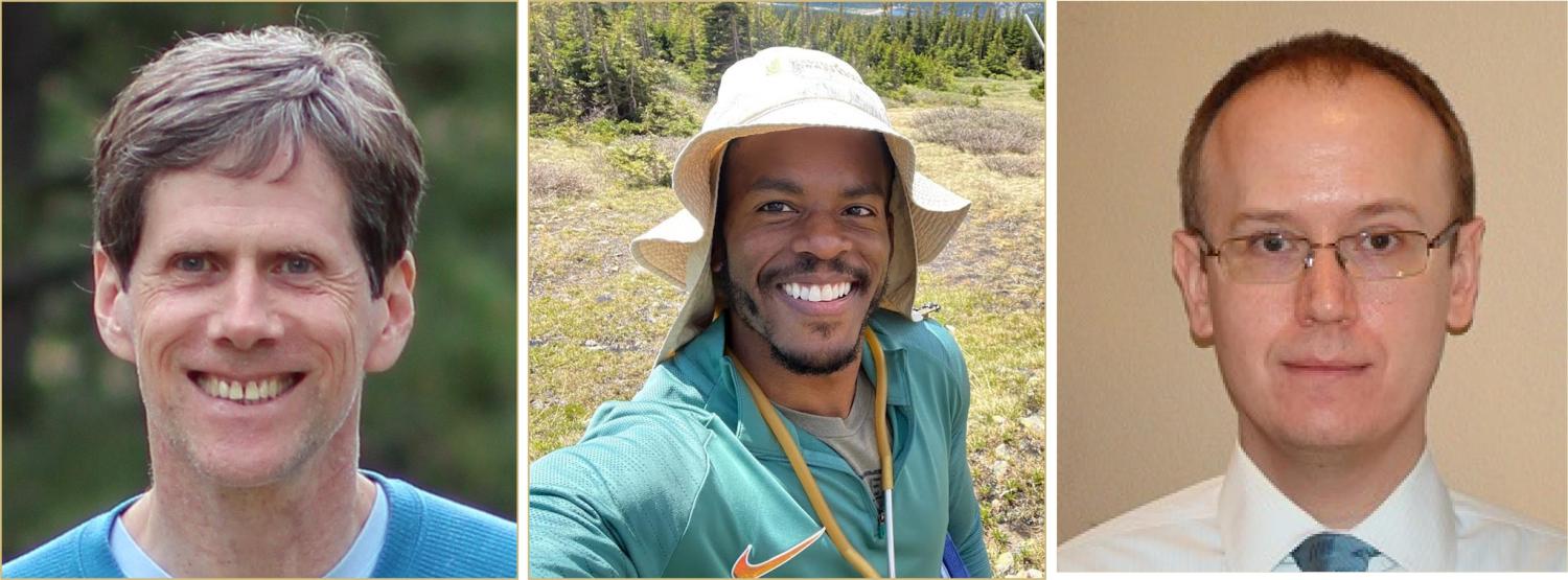headshots of Peter Hunt, Warren Sconiers and Josh Strayhorn