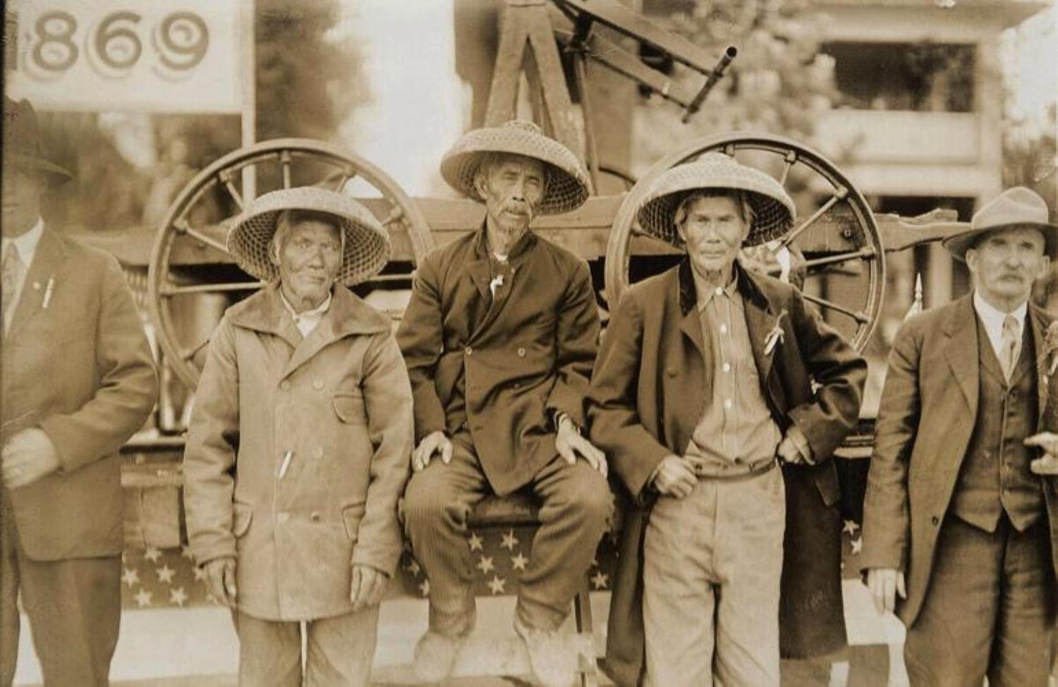 Chinese railroad workers in Ogden, Utah, in 1919