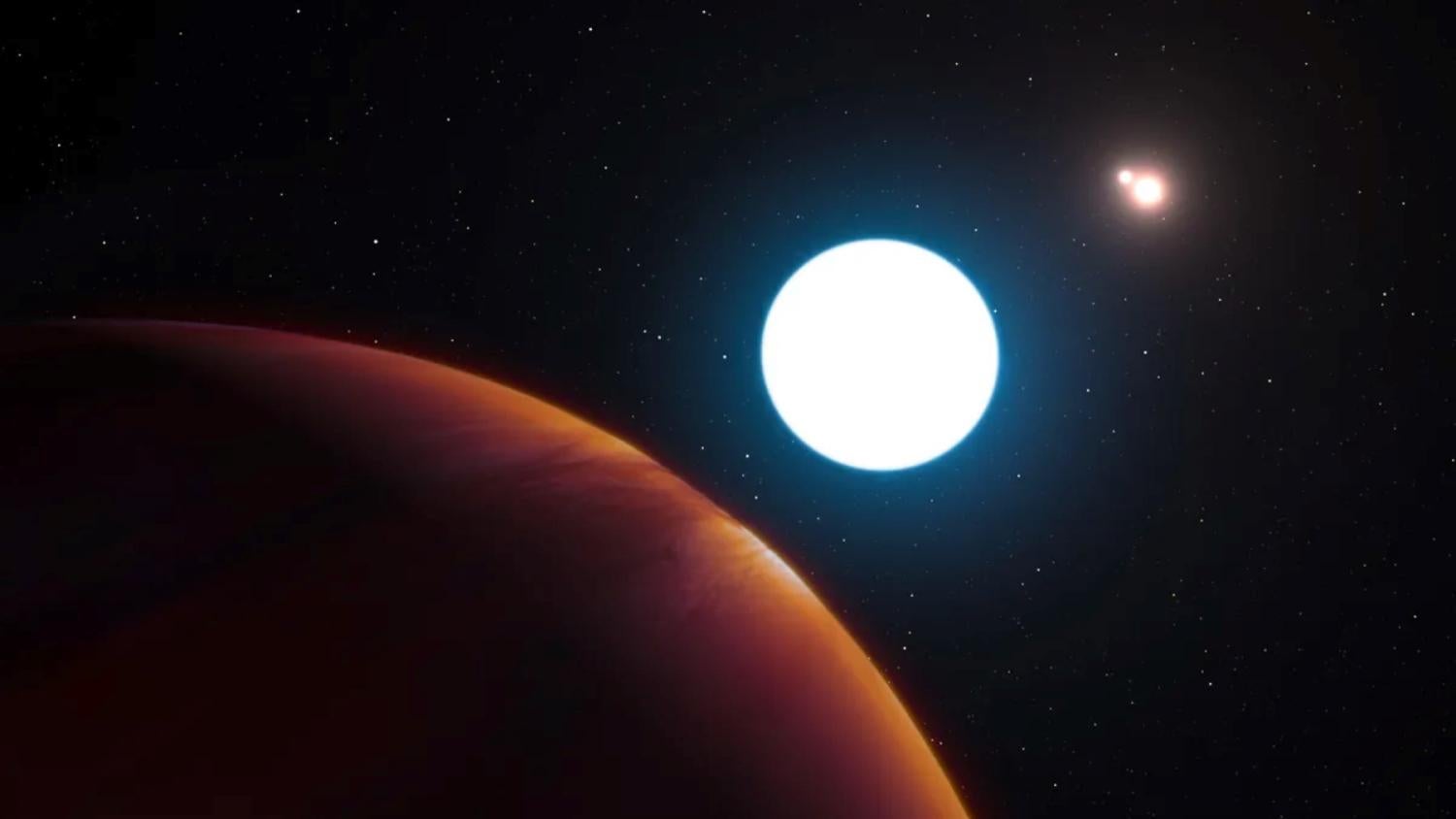 artist's rendering of rocky exoplanet LTT 1445 A b
