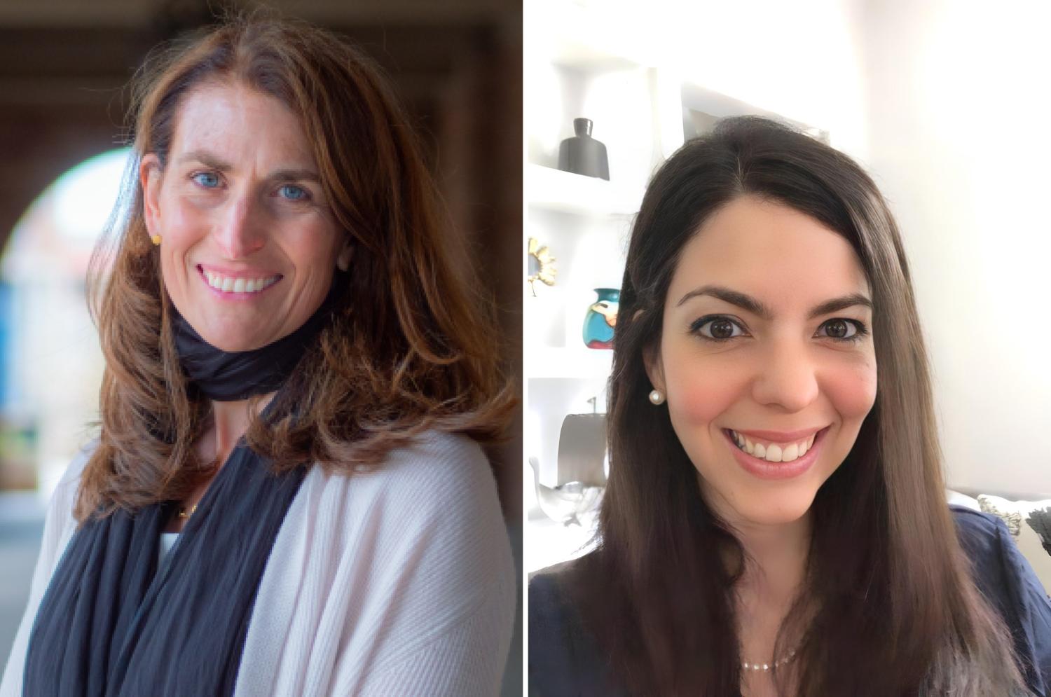 portraits of Sona Dimidjian and Anahi Collado