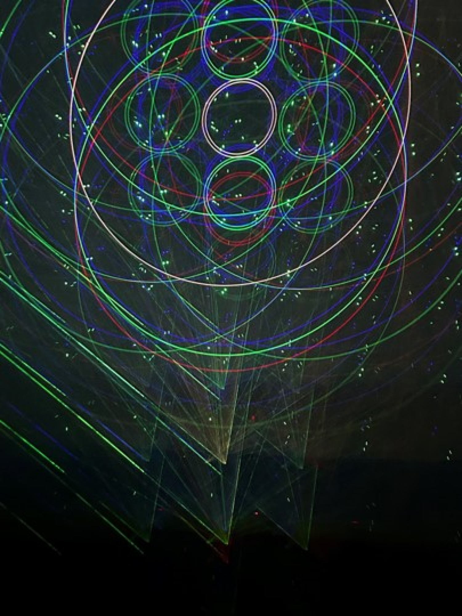 laser show at Fiske Planetarium