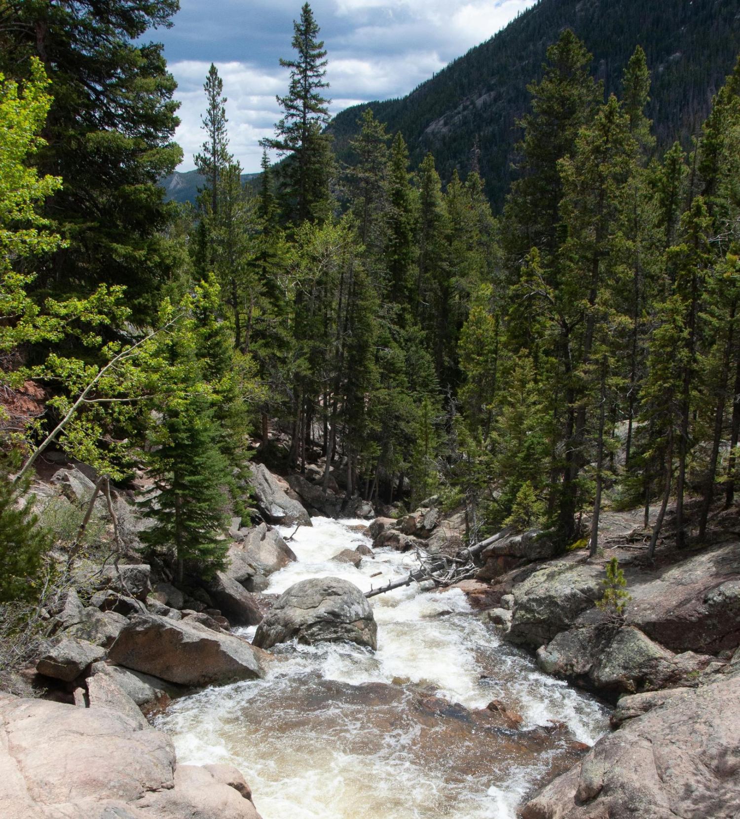 mountain stream near Estes Park, Colorado