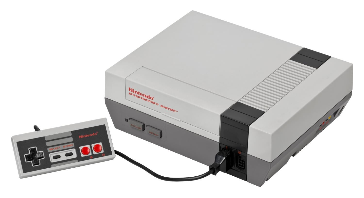 Original gray Nintendo Entertainment System console
