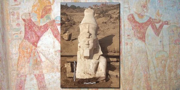 Top half of Ramses II stone statue