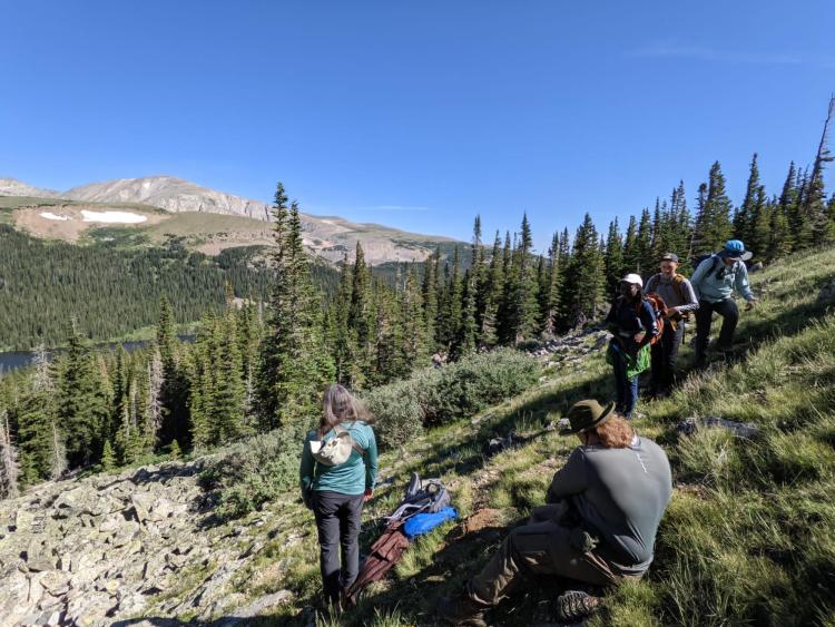Students in Rocky Mountains