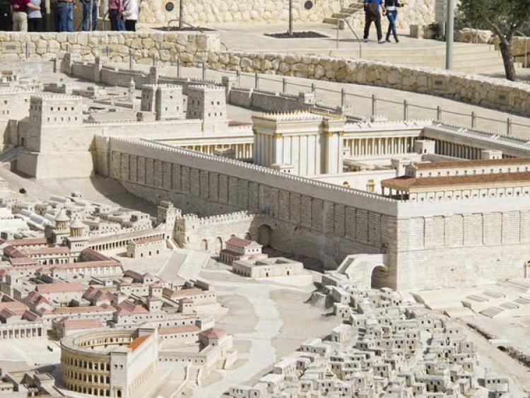 Model of Jerusalem in the late Second Temple period.  Dan Lundberg/Flickr, CC BY-SA