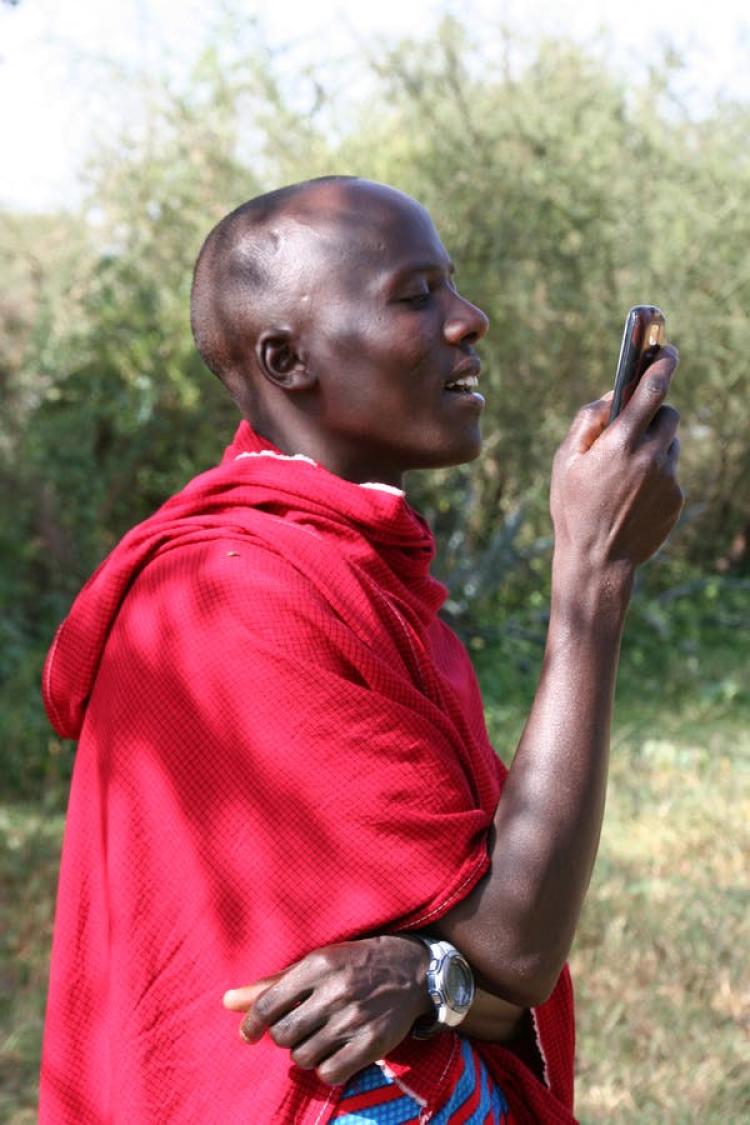 Maasai tribe member, anthropology