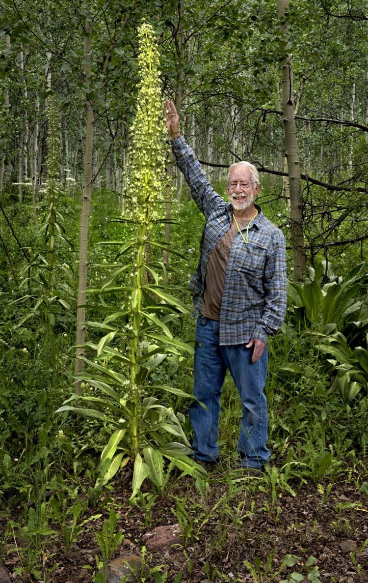 Jeff with Gentian