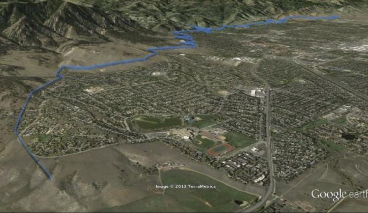 The "Blue Line" preserves the mountain backdrop of Boulder by prohibiting development of the area.