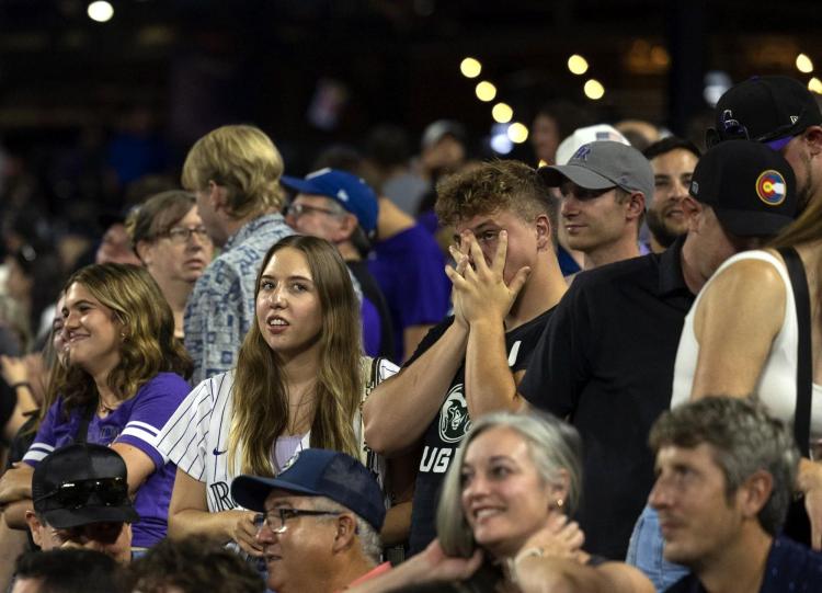 Disappointed Colorado Rockies fans