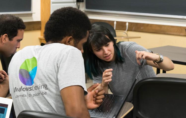 SMART students and mentor