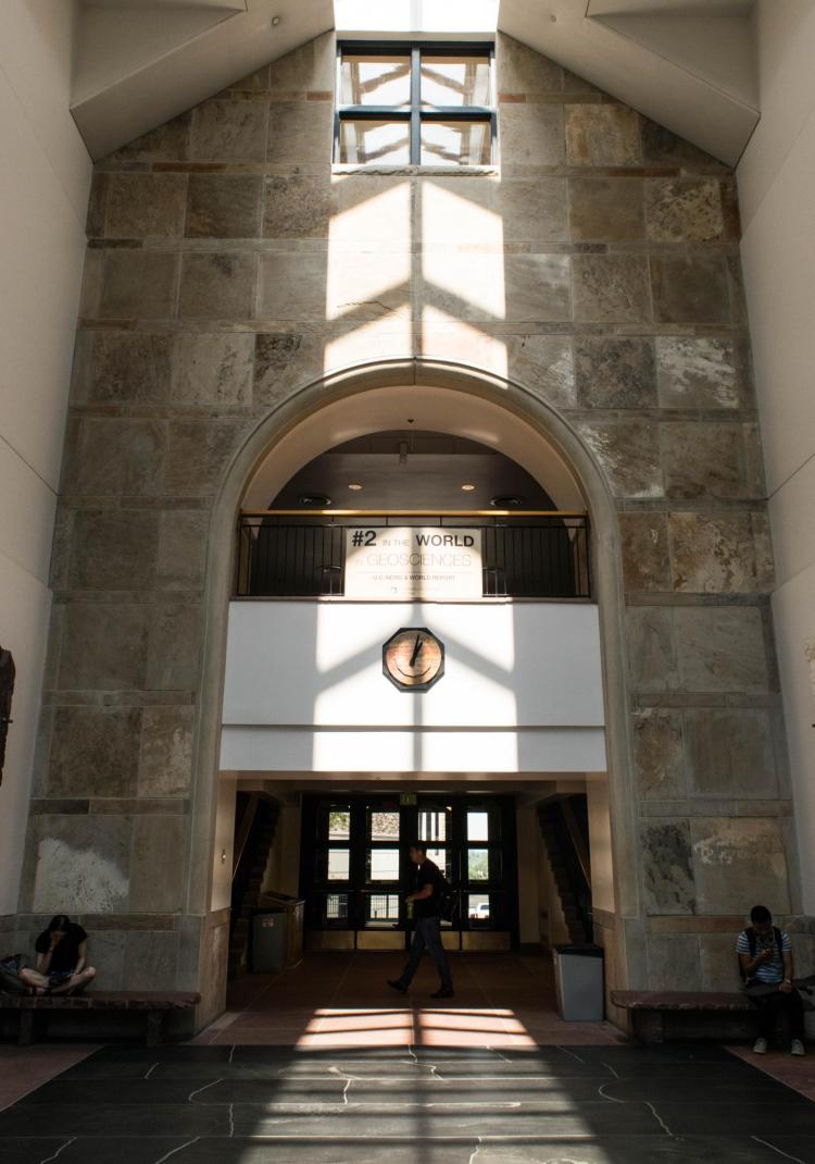 Benson Earth Sciences' atrium