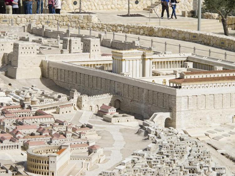 Model of Jerusalem in the late Second Temple period. Dan Lundberg/Flickr, CC BY-SA