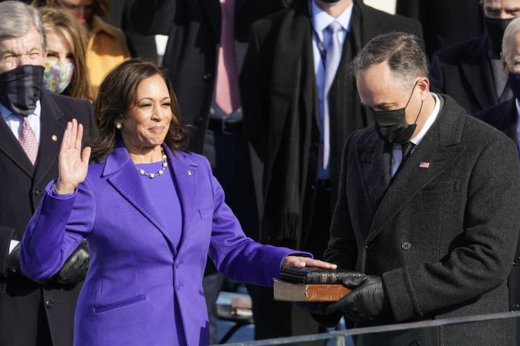 Vice President being sworn in