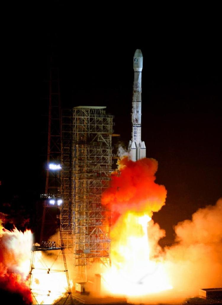 A Chinese rocket launched in 2015.