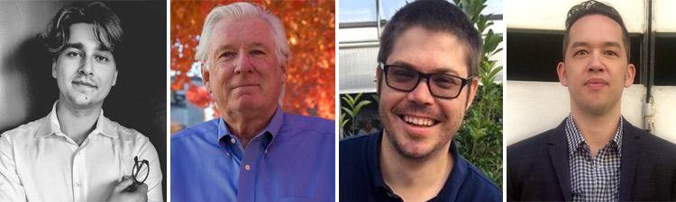 four visiting scholars