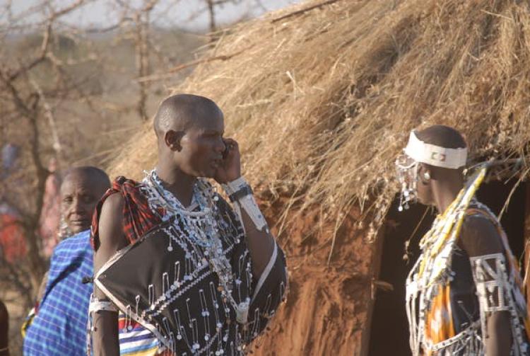 Maasai tribe member, anthropology