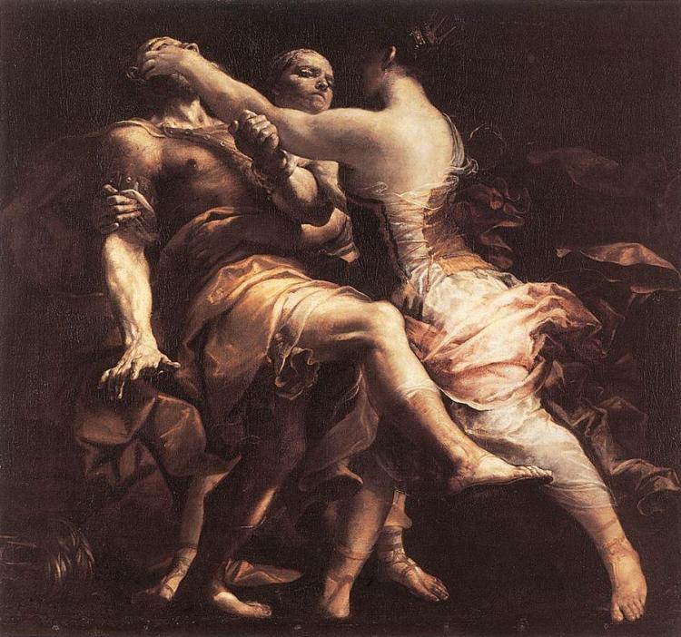 "Hecuba Blinding Polymnestor"