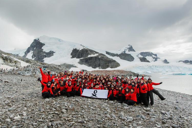 Homeword Bound women pose for a group photo.