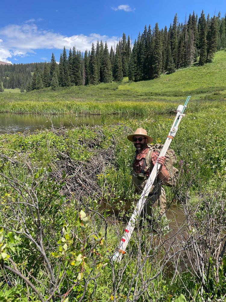 Randall Duncan out in the field