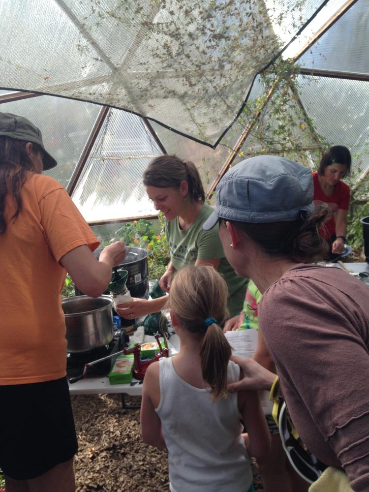 Food is sourced as locally as possible.