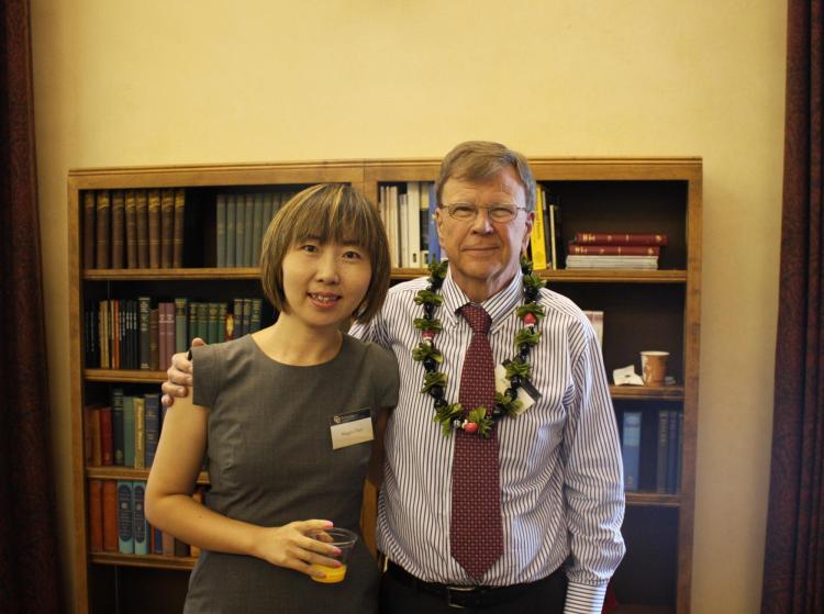 Markusen at his retirement party