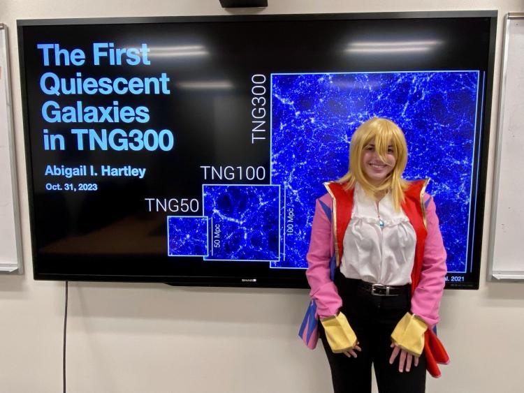 Abby Hartley dressed as Howl Pendragon