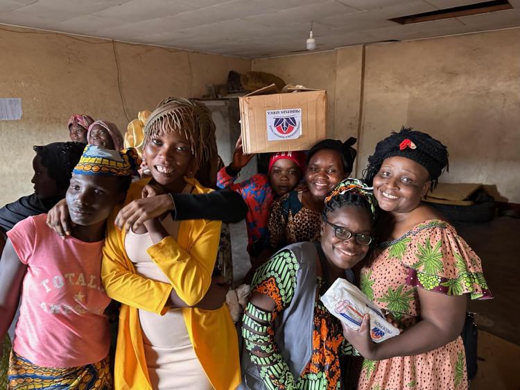 PridePads staff in Cameroon
