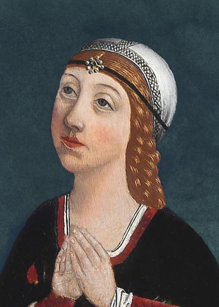 Painting Infanta Isabel de Trastámara