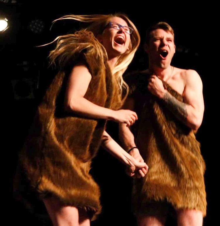 Students perform in the Stand up For Climate Change Comedy