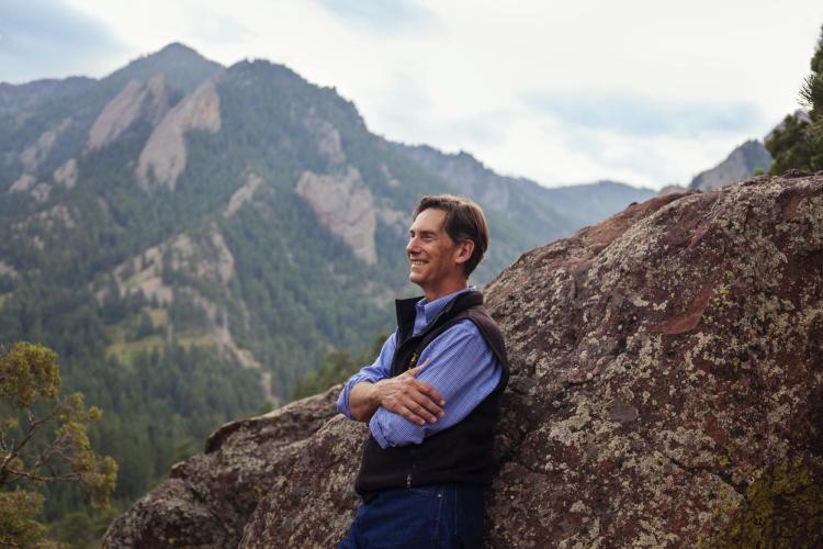 James White at the flatirons